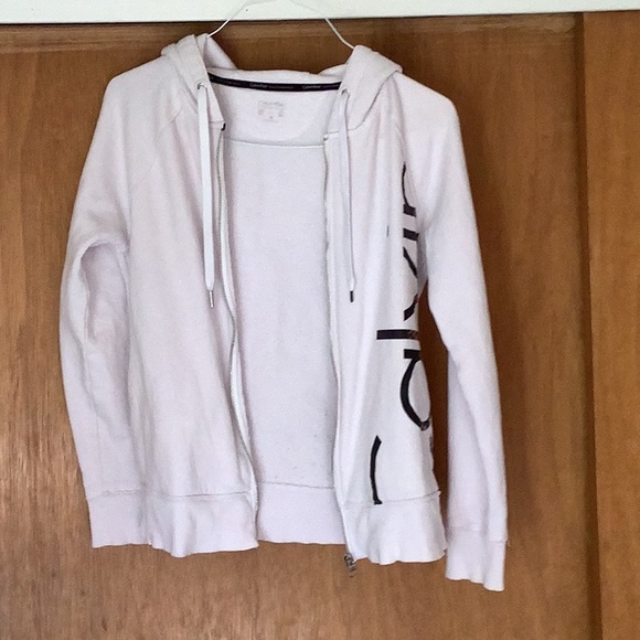 Calvin Klein Performance Zipper Up Hooded Sweatshirt - Picture 4 of 6